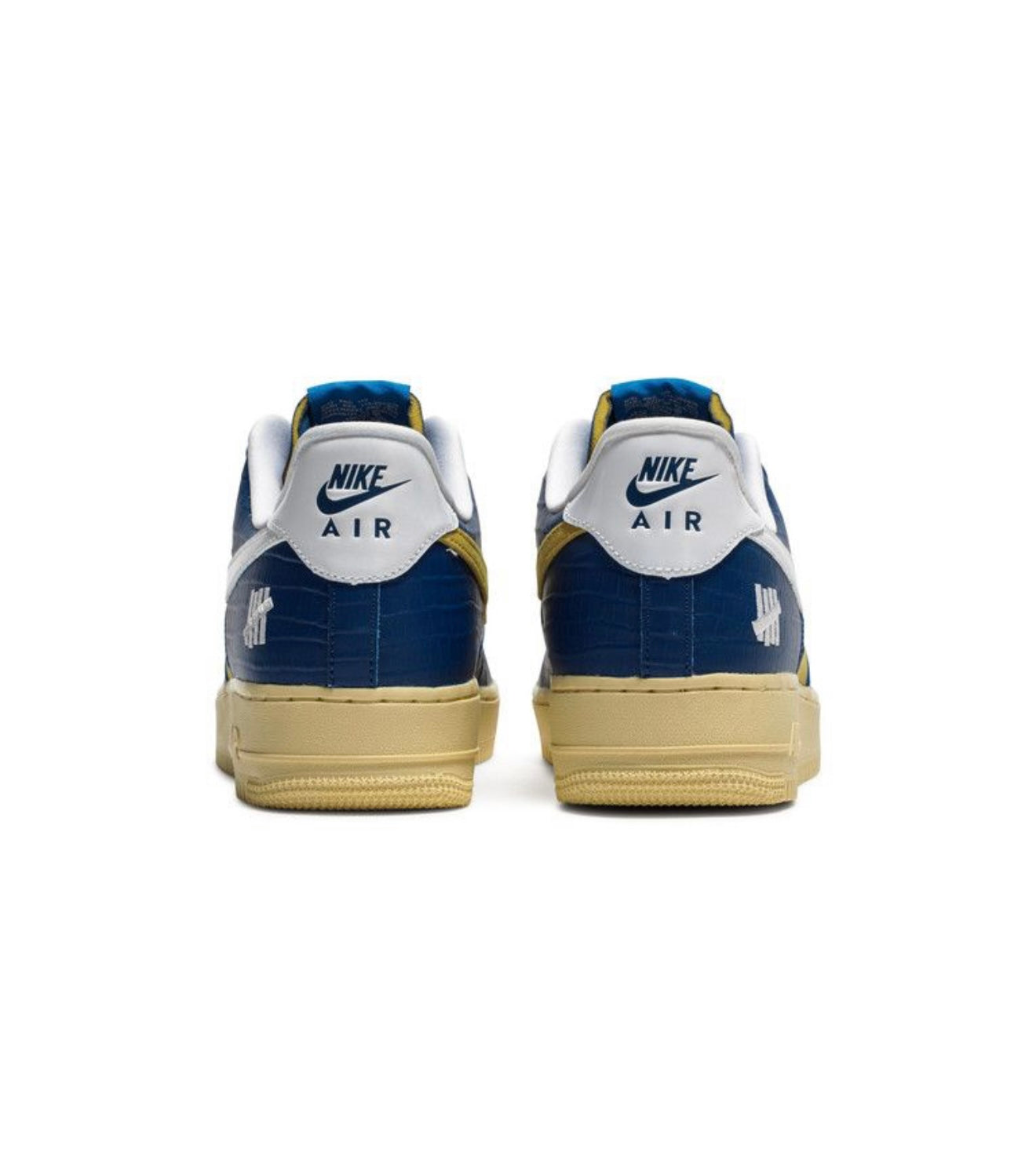 Nike Air Force 1 Low SP Undefeated 5 On It Blue Yellow Croc