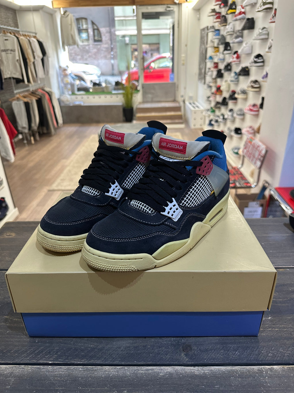 Jordan 4 Retro Union Off Noir (Eu: 45)