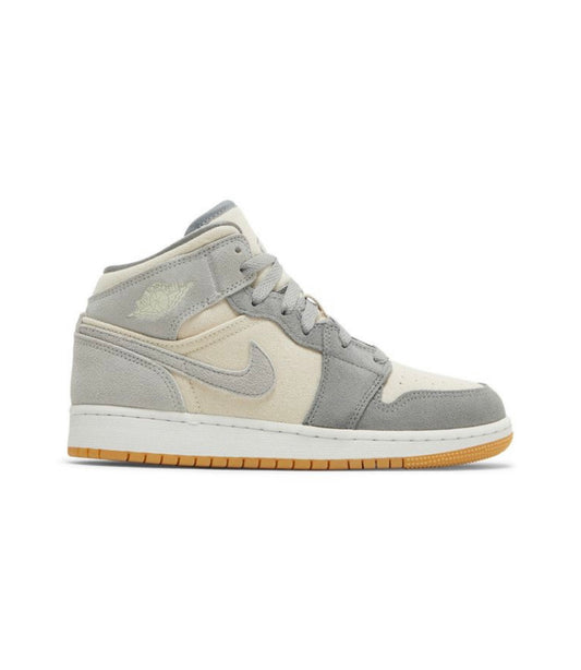 Jordan 1 Mid SE Coconut Milk Particle Gray (GS)