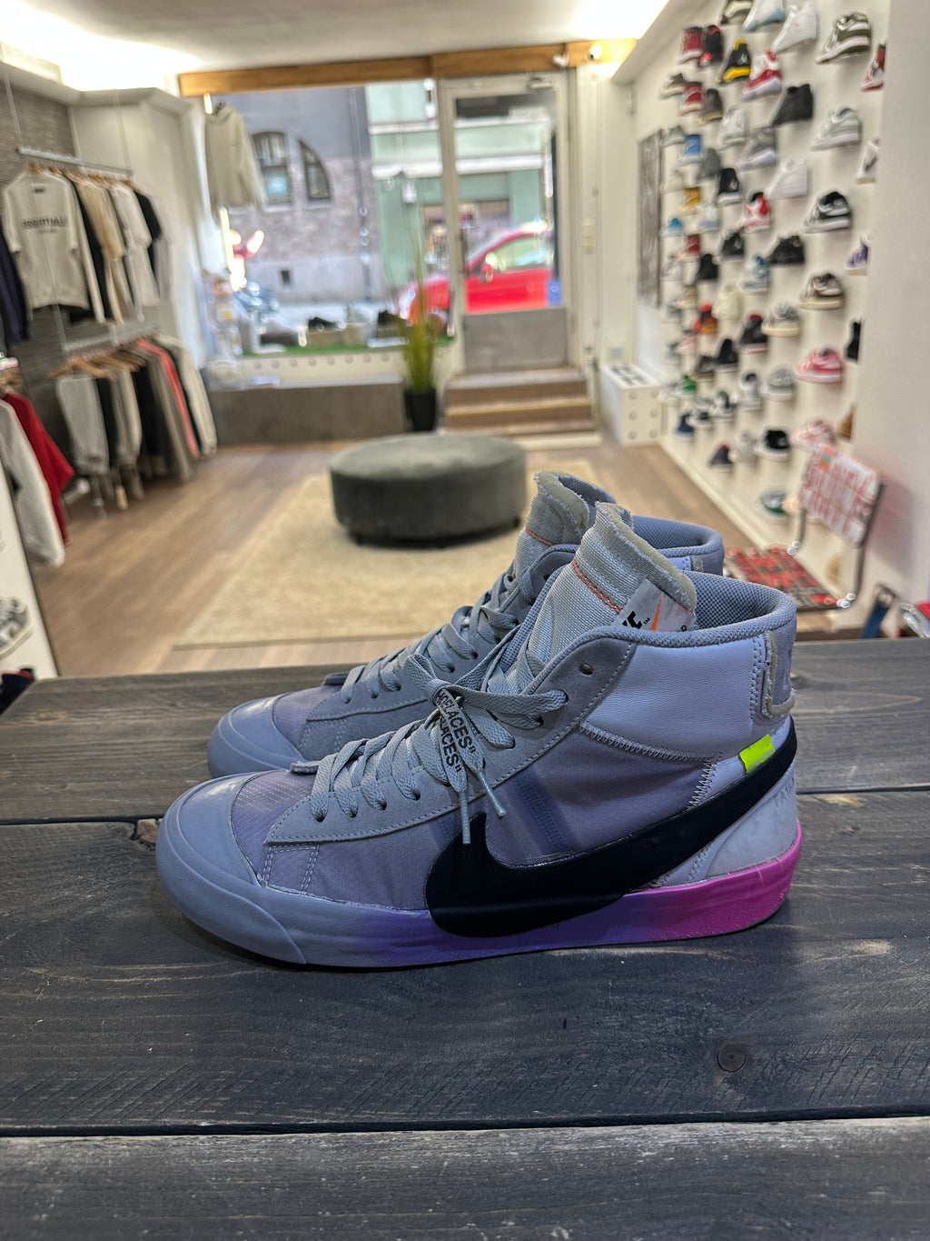 Nike Blazer Mid Off-White Wolf Gray Serena Queen (Eu:44.5)