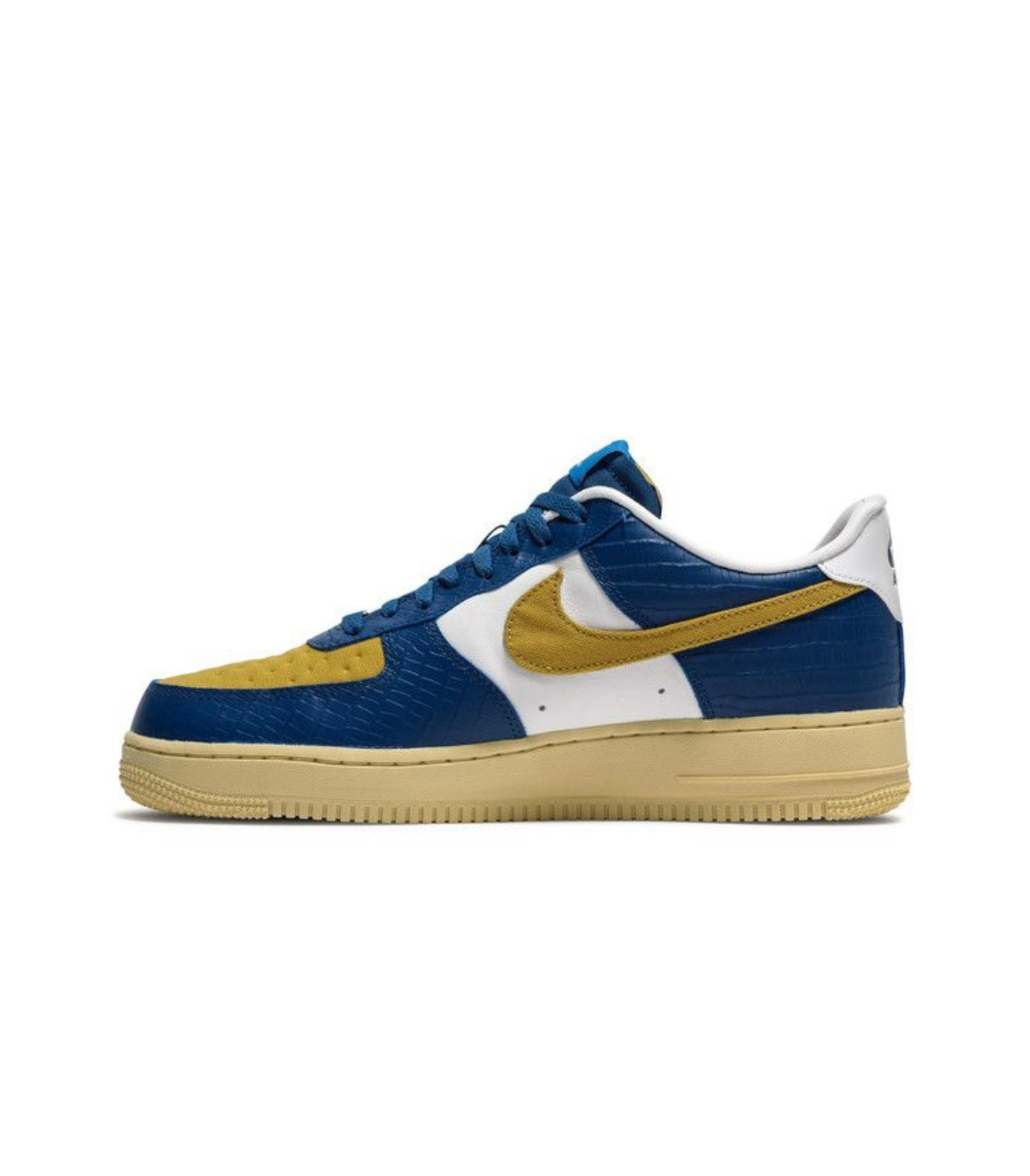 Nike Air Force 1 Low SP Undefeated 5 On It Blue Yellow Croc