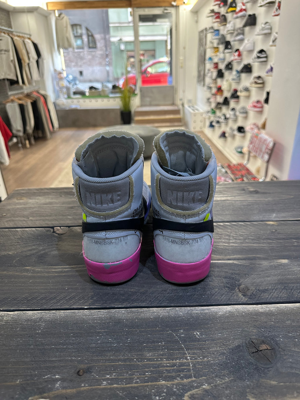 Nike Blazer Mid Off-White Wolf Gray Serena Queen (Eu:44.5)