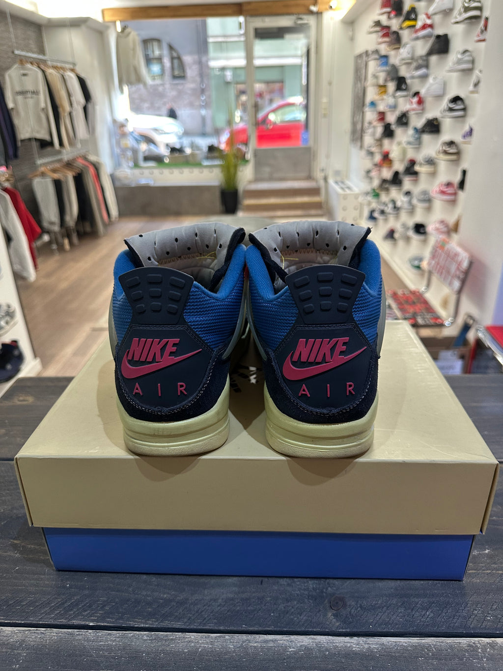 Jordan 4 Retro Union Off Noir (Eu: 45)