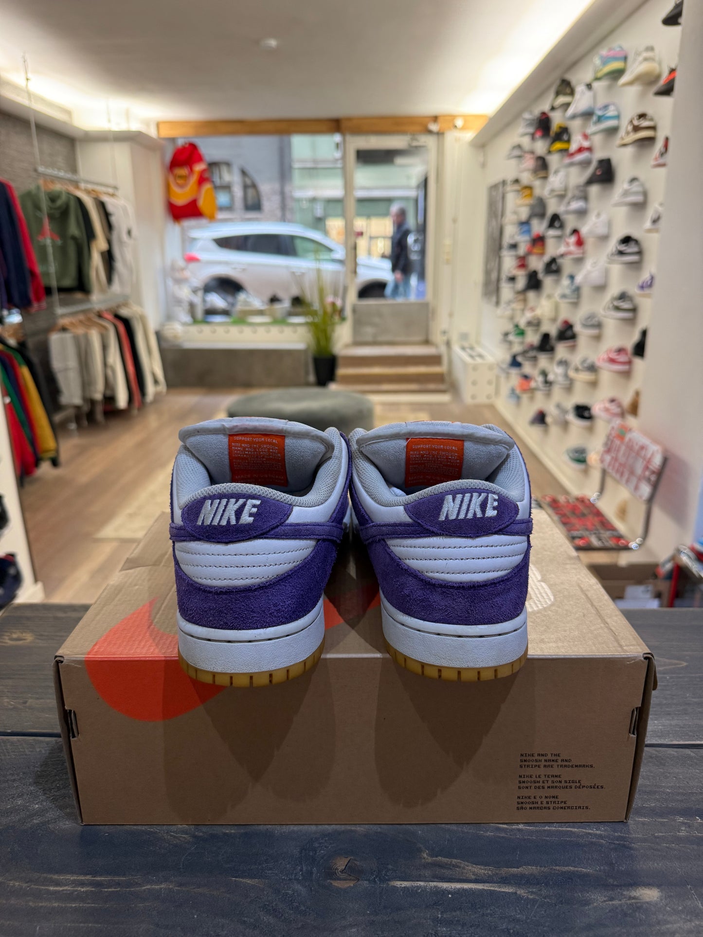 Nike SB Dunk Low Pro ISO Orange Label Court Purple (Eu:45)