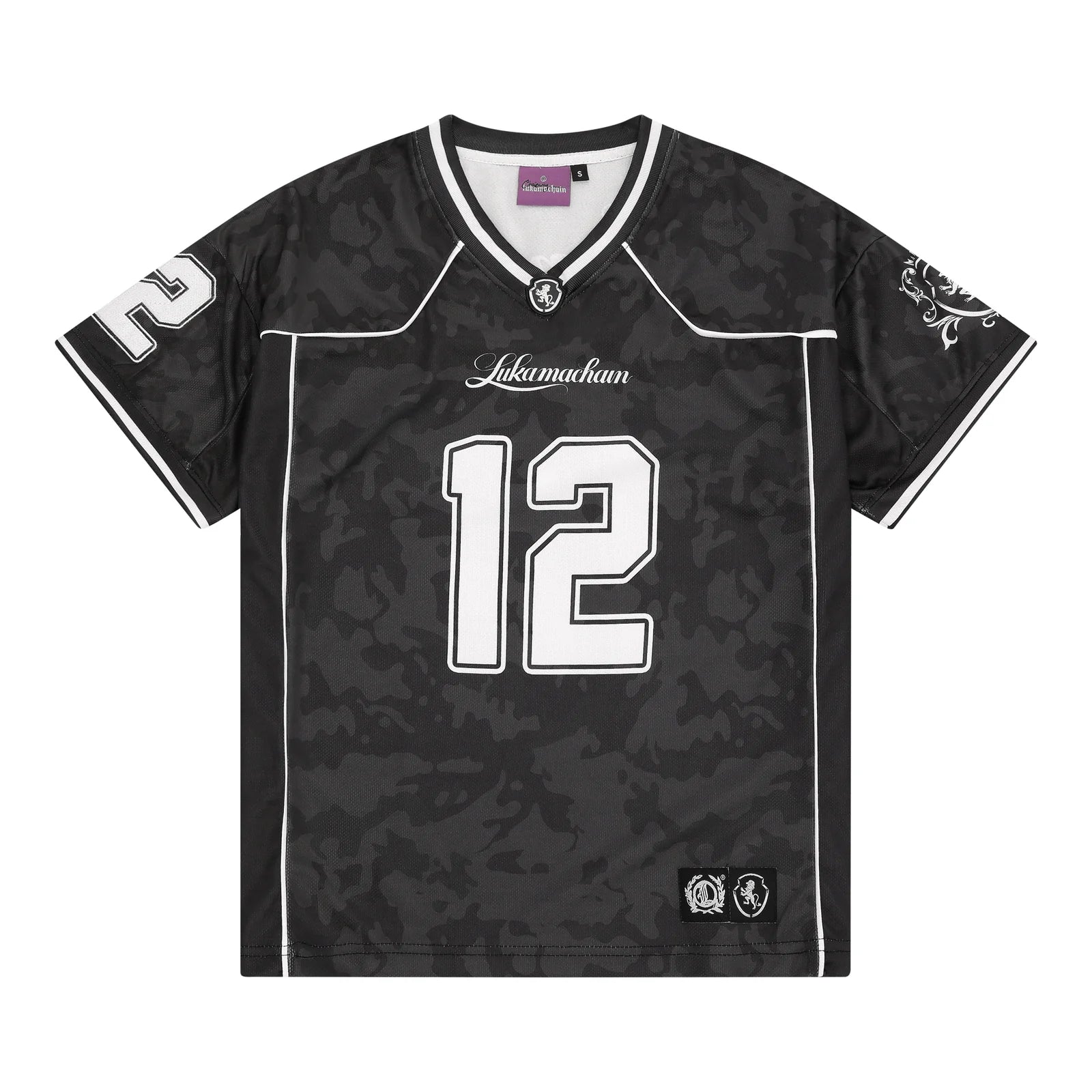 LUKAMACHAIN Camo Jersey Black