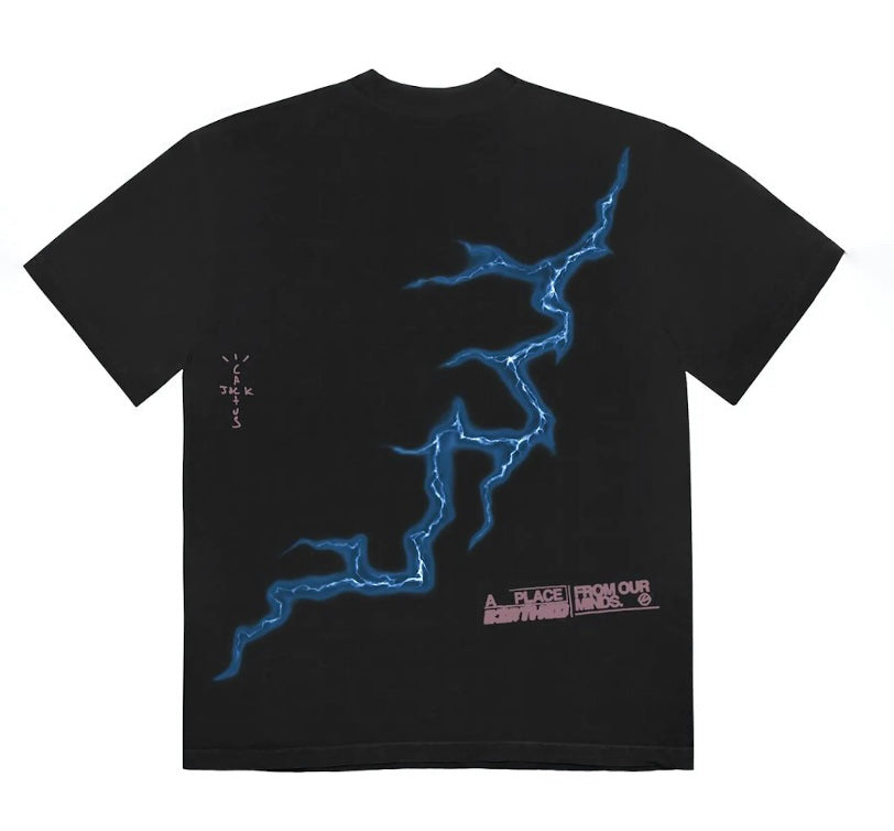 Travis Scott Cactus Jack For Fragment Danger Tee Washed Black