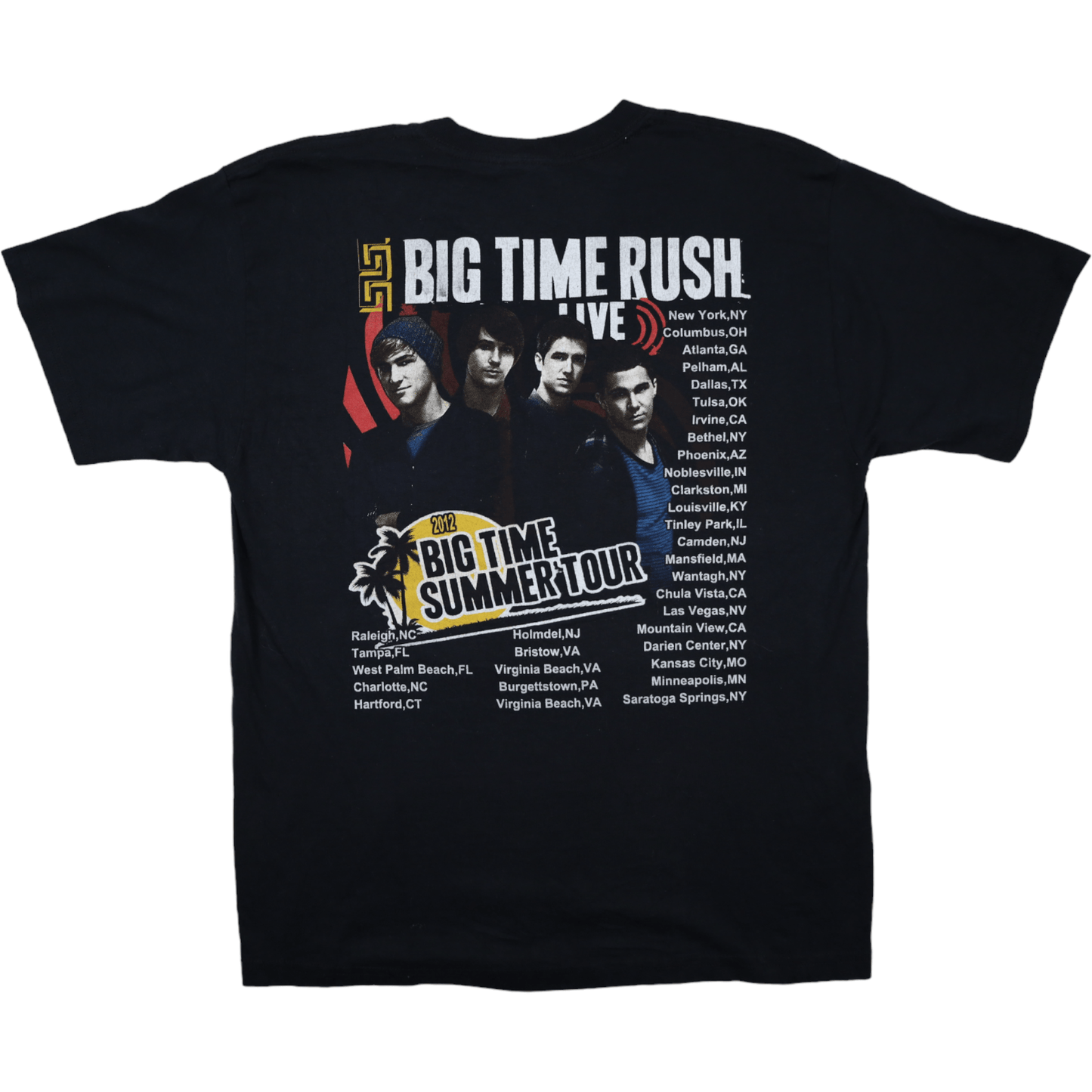 Big Time Rush 2012 Tour T-Shirt