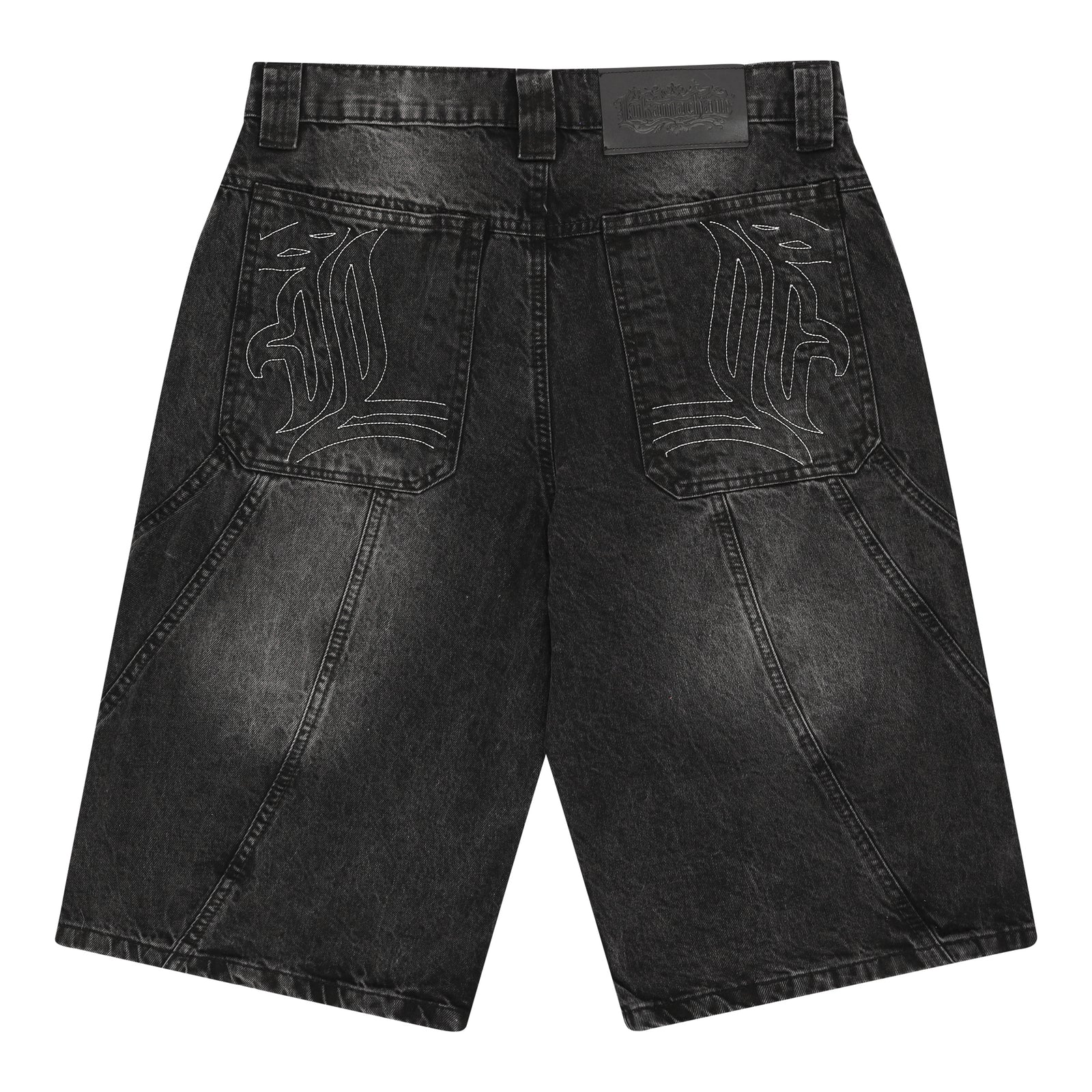 LUKAMACHAIN Panel Jorts Black