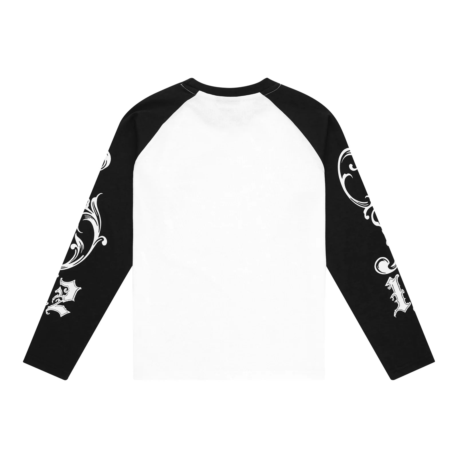 LUKAMACHAIN Longsleeve Black - Ancient Flower