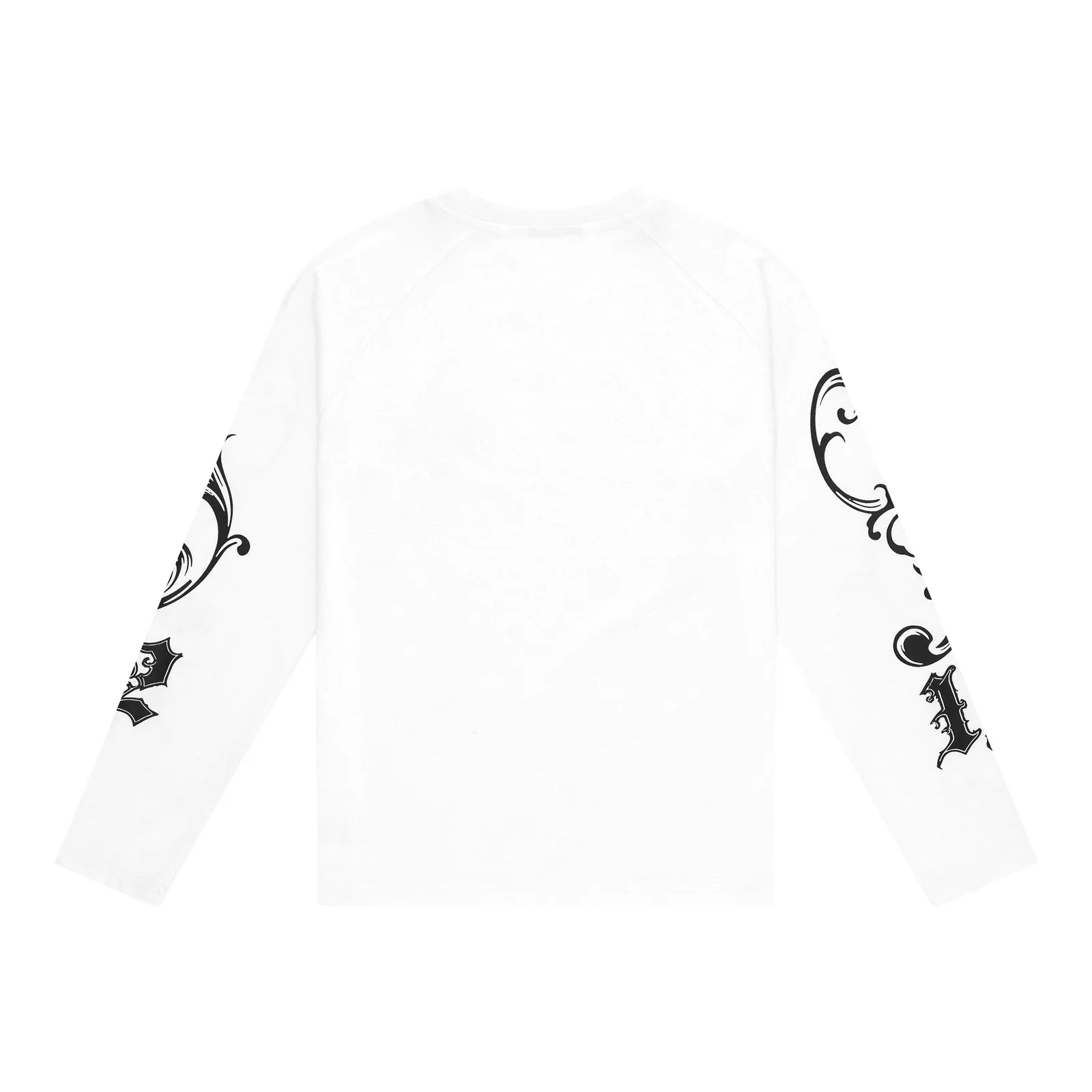 LUKAMACHAIN Longsleeve White - Ancient Flower