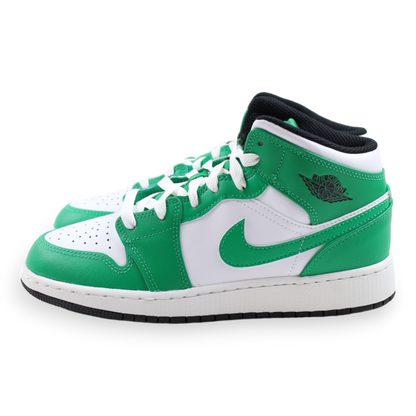 Jordan 1 Mid Lucky Green (GS)