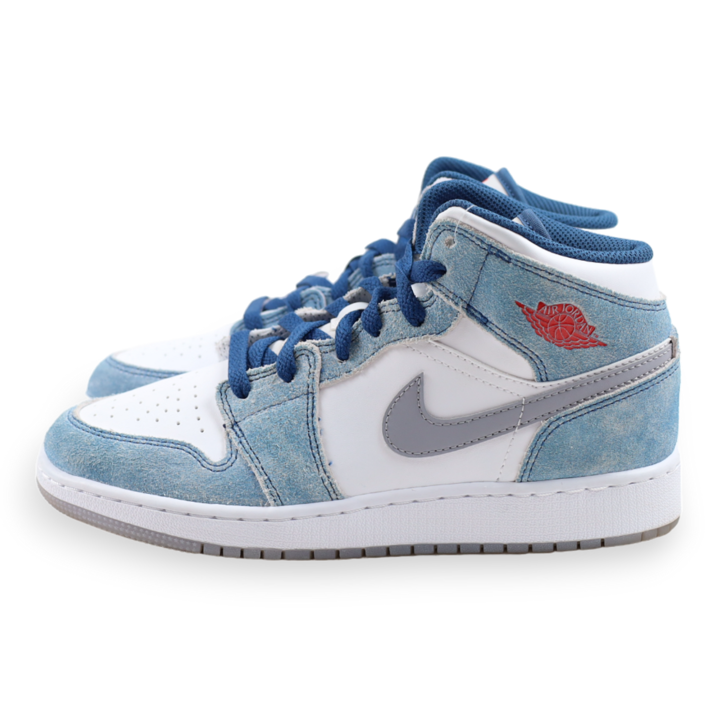 Jordan 1 Mid SE French Blue Light Steel (Gs)