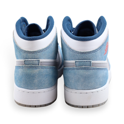 Jordan 1 Mid SE French Blue Light Steel (Gs)